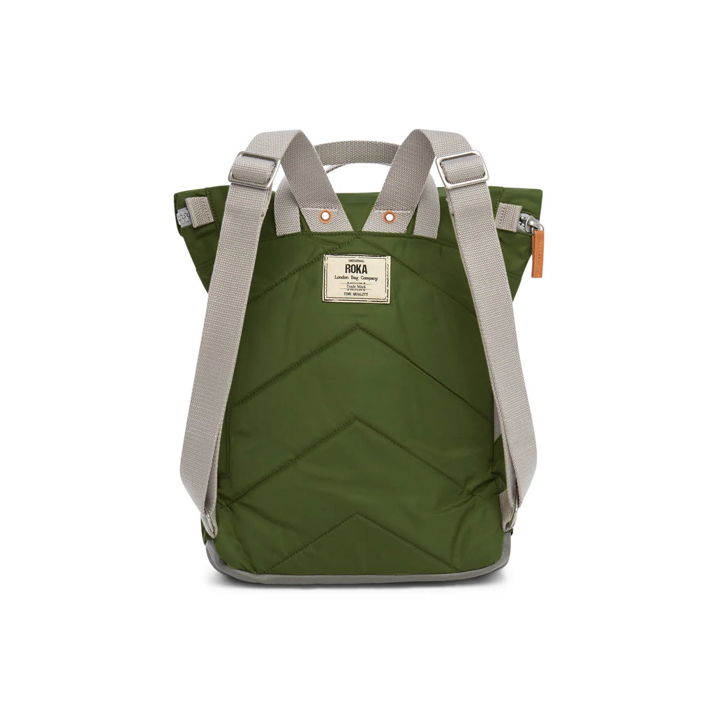 Roka Canfield B Avocado Medium Recycled Nylon Backpack
