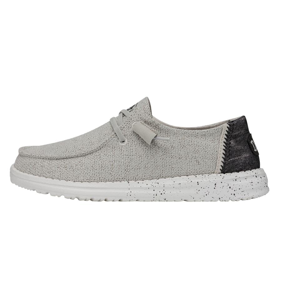 Hey Dude Wendy Woven Light Grey Ladies Summer Shoe â Schoose