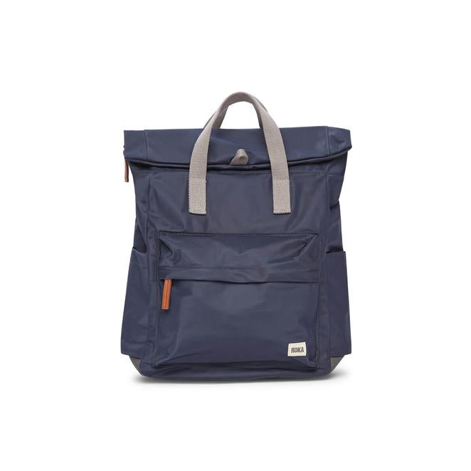 Roka Canfield B Sustainable Backpack Small Midnight Blue