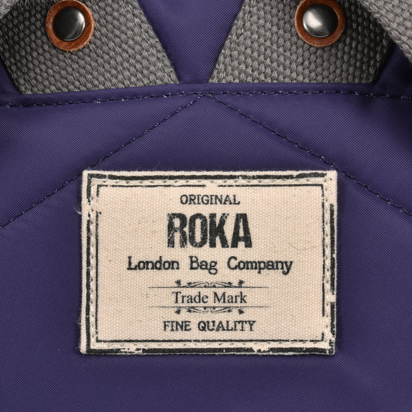 Roka Canfield B Small Backpack Sustainable Nylon Mulberry