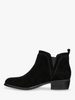 Skechers 167553 Texas Rodeo Night Suede Ankle Boot Black