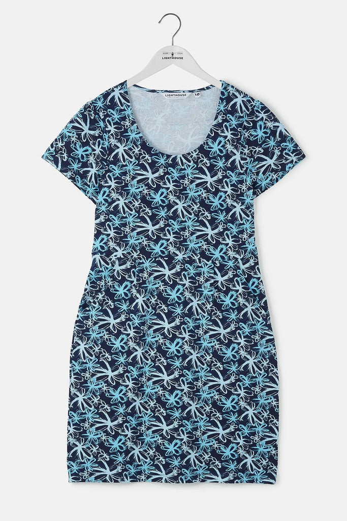 Lighthouse Ladies Lydia Dress - Navy Floral