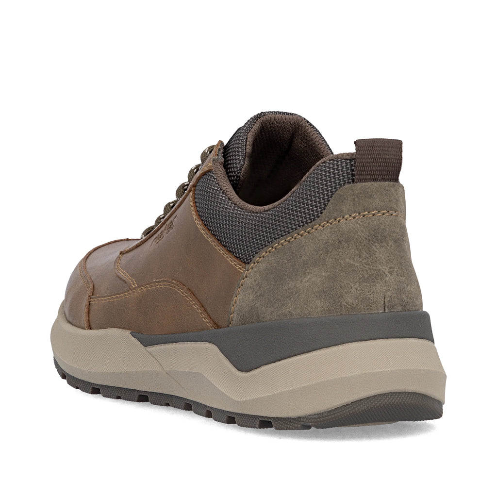 Rieker 06000-22 Mens Lace & Zip Shoe Brown