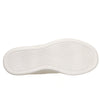 Skechers 114888 Skip Cute Slip Ins: White Canvas Ladies Pump