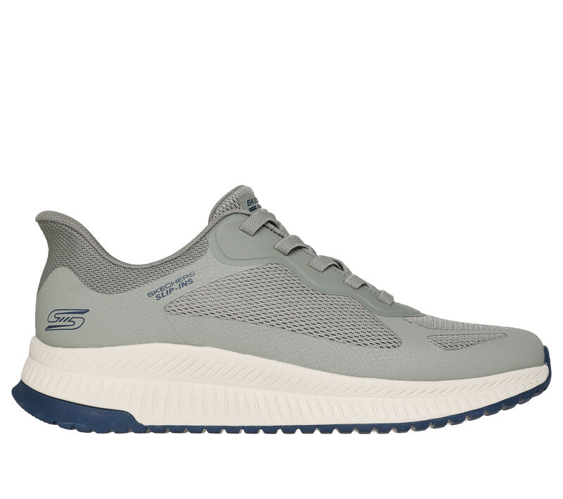 Skechers 118423 Slip-Ins Bobs Sport Squad Chaos 4 Mens Trainer Olive