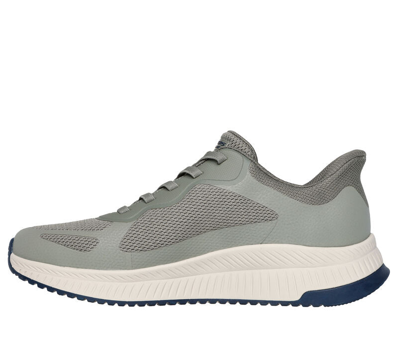 Skechers 118423 Slip-Ins Bobs Sport Squad Chaos 4 Mens Trainer Olive