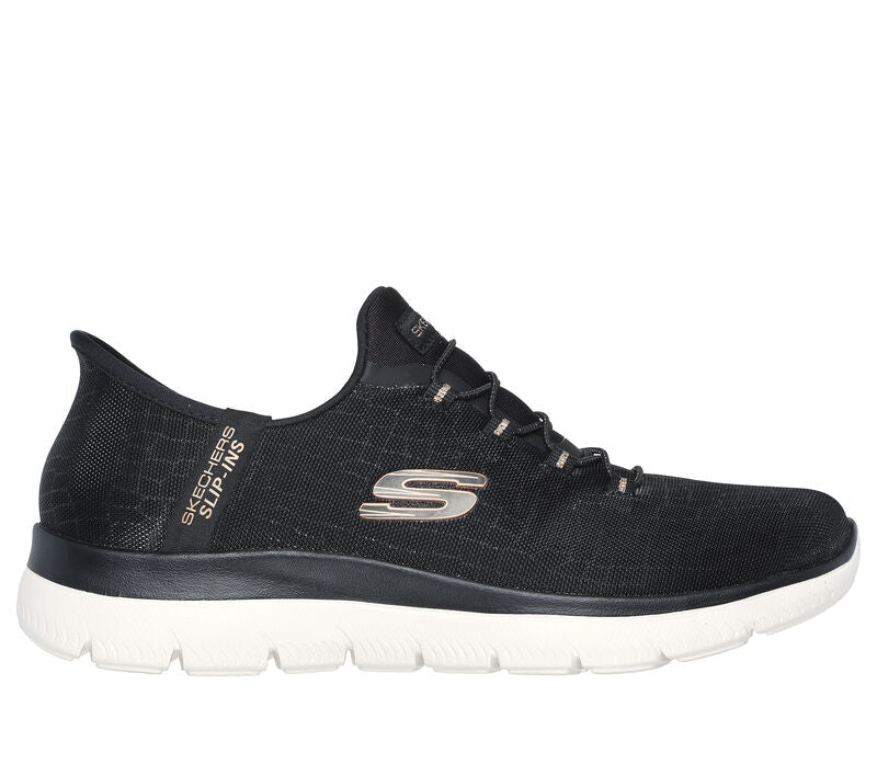 Skechers Slip Ins: 150128 Summits-Classy Night Ladies Trainer BKGD