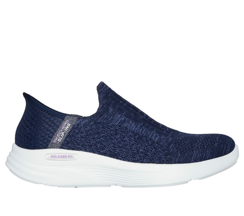 Skechers 150354 Slip Ins: Relaxed Fit Sport Ladies Trainer Navy