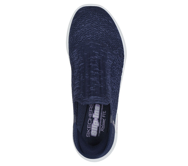 Skechers 150354 Slip Ins: Relaxed Fit Sport Ladies Trainer Navy