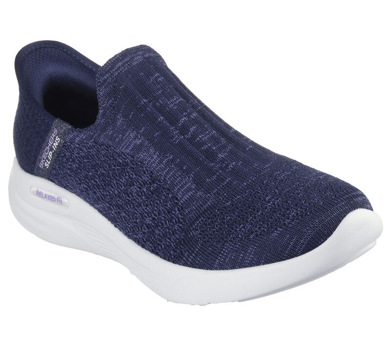 Skechers 150354 Slip Ins: Relaxed Fit Sport Ladies Trainer Navy