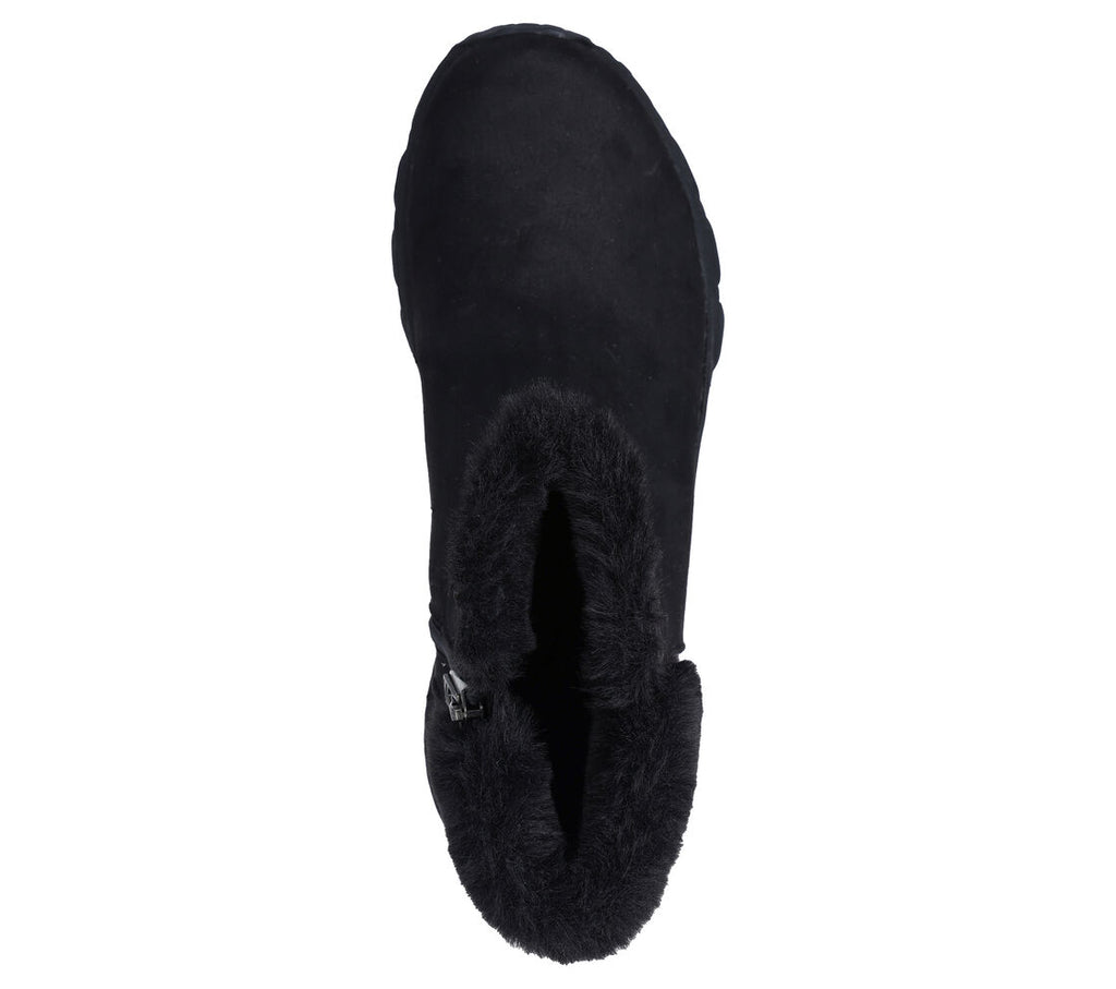 Skechers 167413 Escape Plan - Cozy Collab Ankle Boot Black