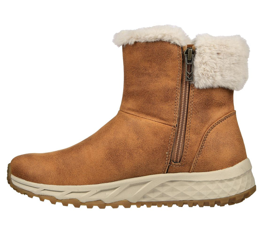 Skechers 167413 Escape Plan - Cozy Collab Ankle Boot Chesnut