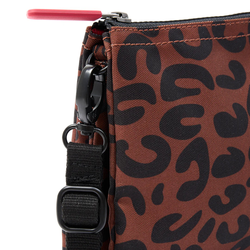 Roka Carnaby Extra Large Crossbody Bag Scarlet Leopard