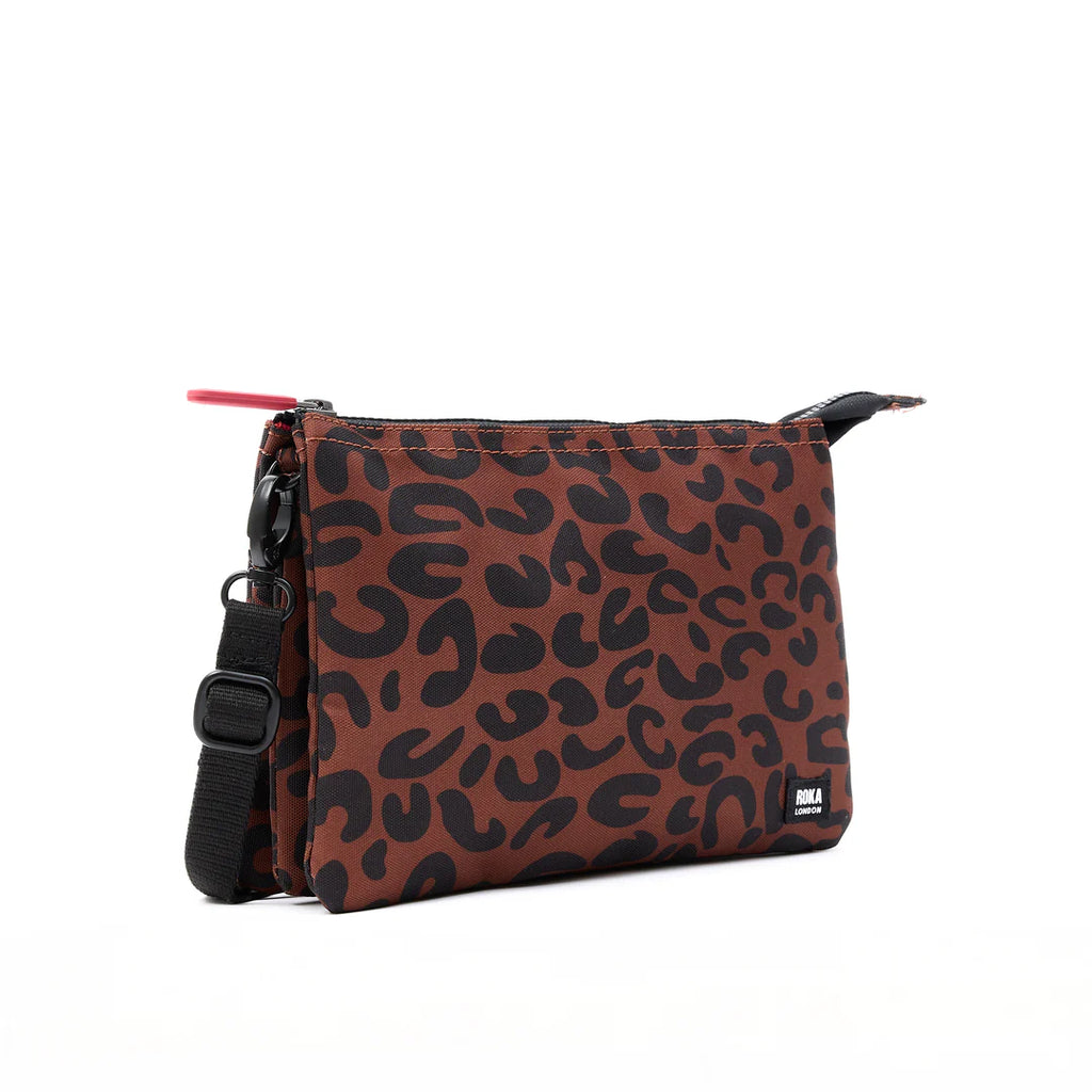 Roka Carnaby Extra Large Crossbody Bag Scarlet Leopard