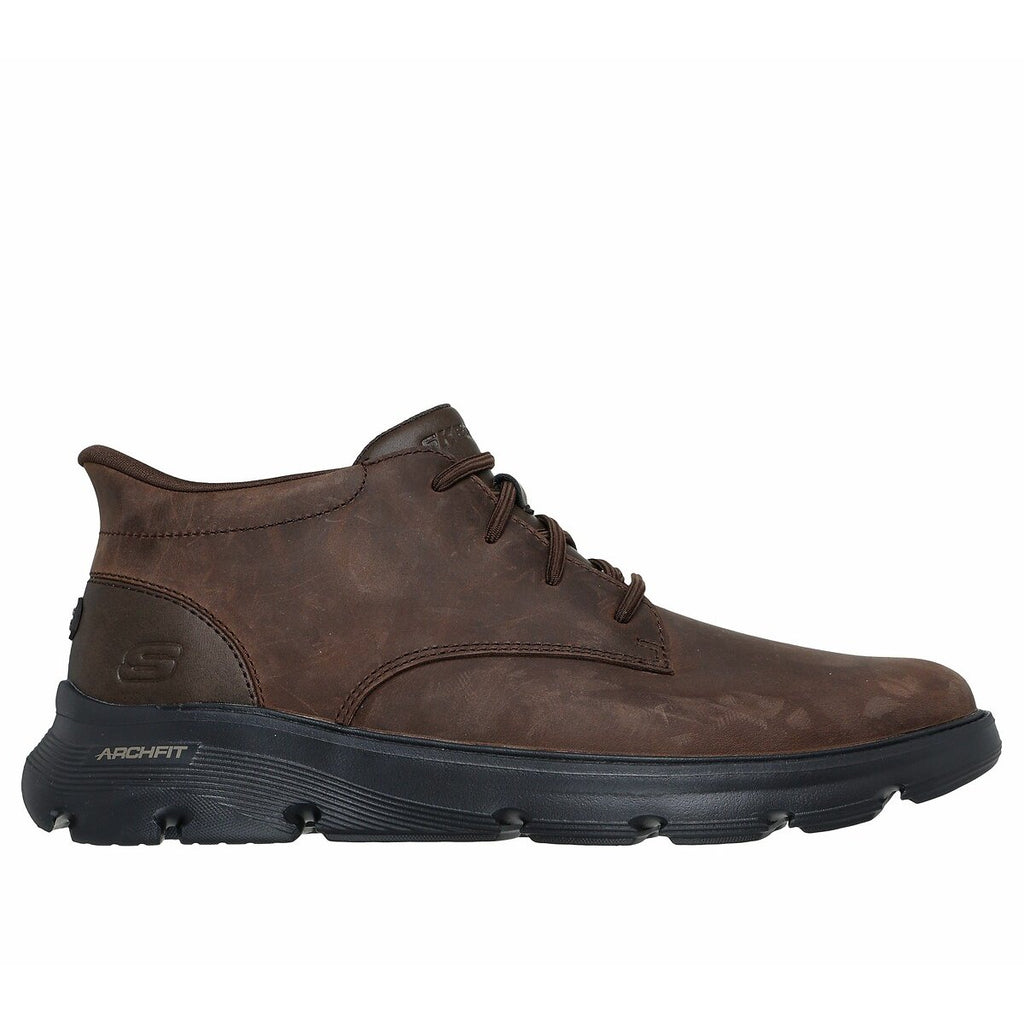 Skechers 205514 Slip Ins: Relaxed Fit Arch Fit Garza Mens Ankle Boot Coc