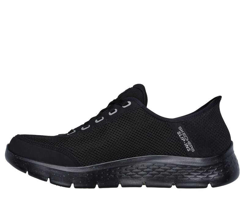 Skechers Slip Ins: 216330 Go Walk Flex-Waterproof Mens Trainer BBK