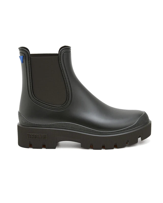 Verbenas Mae Wellies Black/Black Ankle Boots