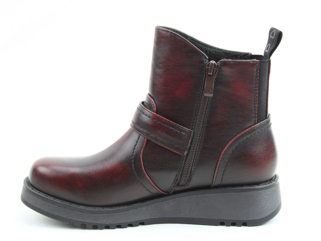 Heavenly Feet Cherish Boot Burgundy
