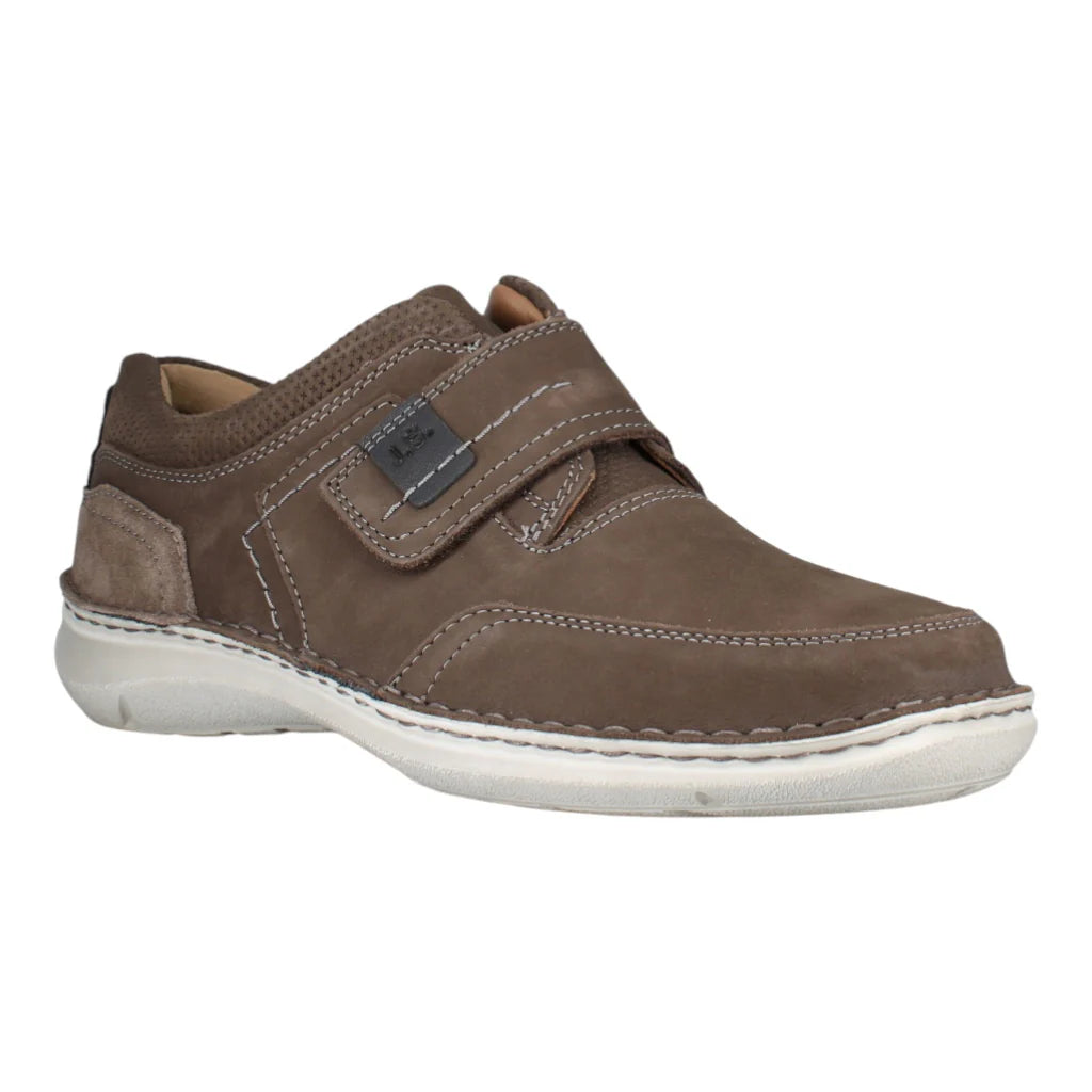 Josef Seibel Anvers 83 Mens Touch Fasten Wide Fit Shoe Espresso