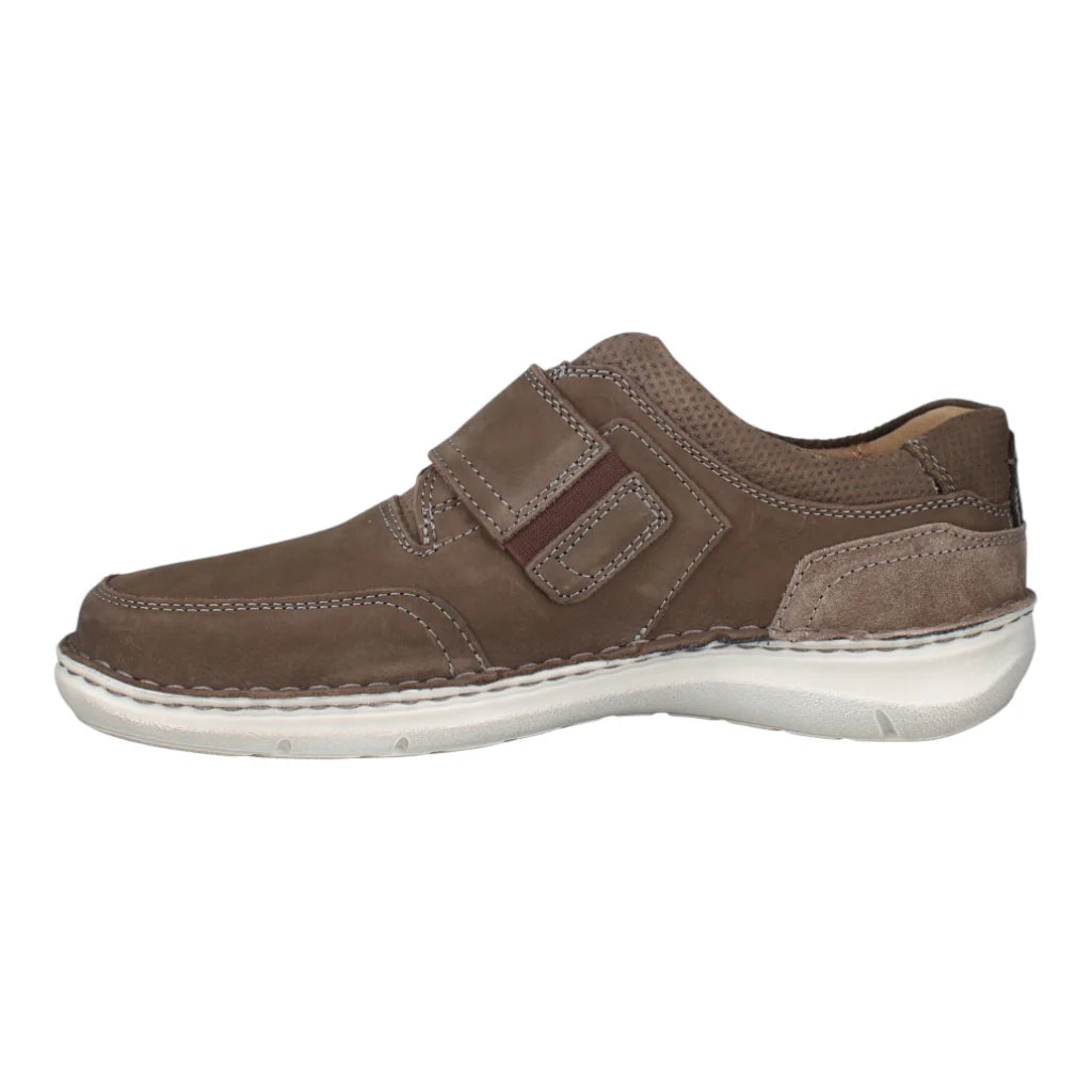 Josef Seibel Anvers 83 Mens Touch Fasten Wide Fit Shoe Espresso