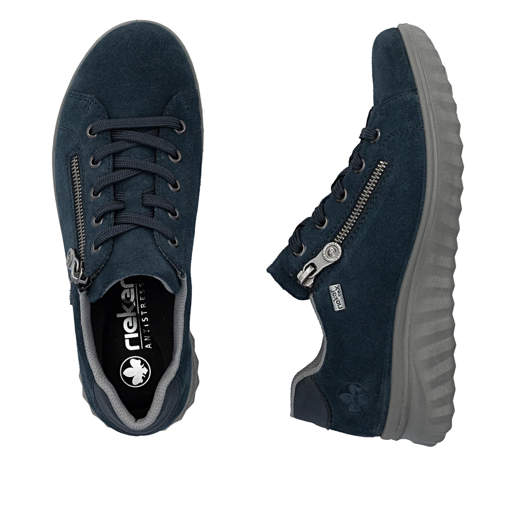 Rieker Tex 59000-14 Ladies Lace & Zip Shoe