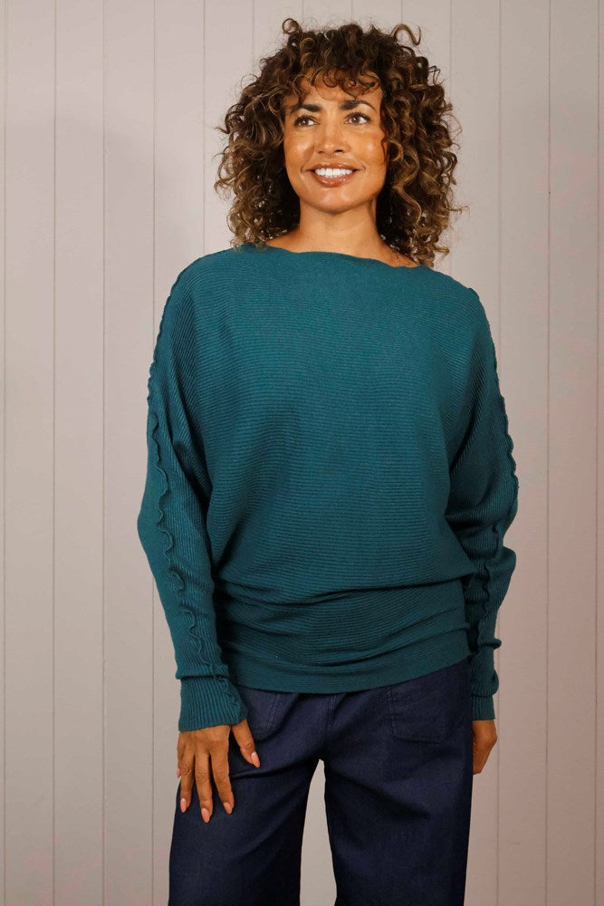 Goose Island Ribbed Batwing Top One Size