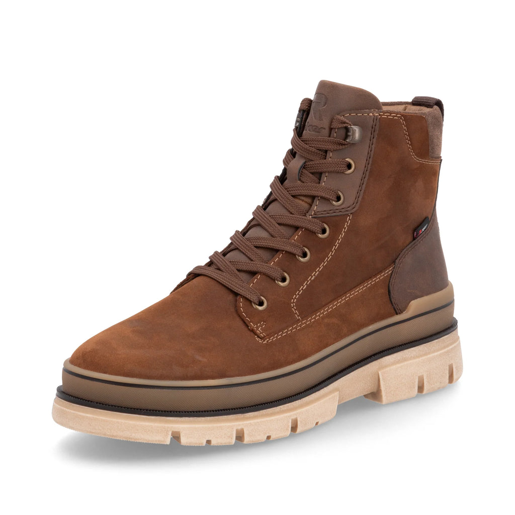 Rieker U1273-22 Mens RiekerTex Ankle Boot Brown