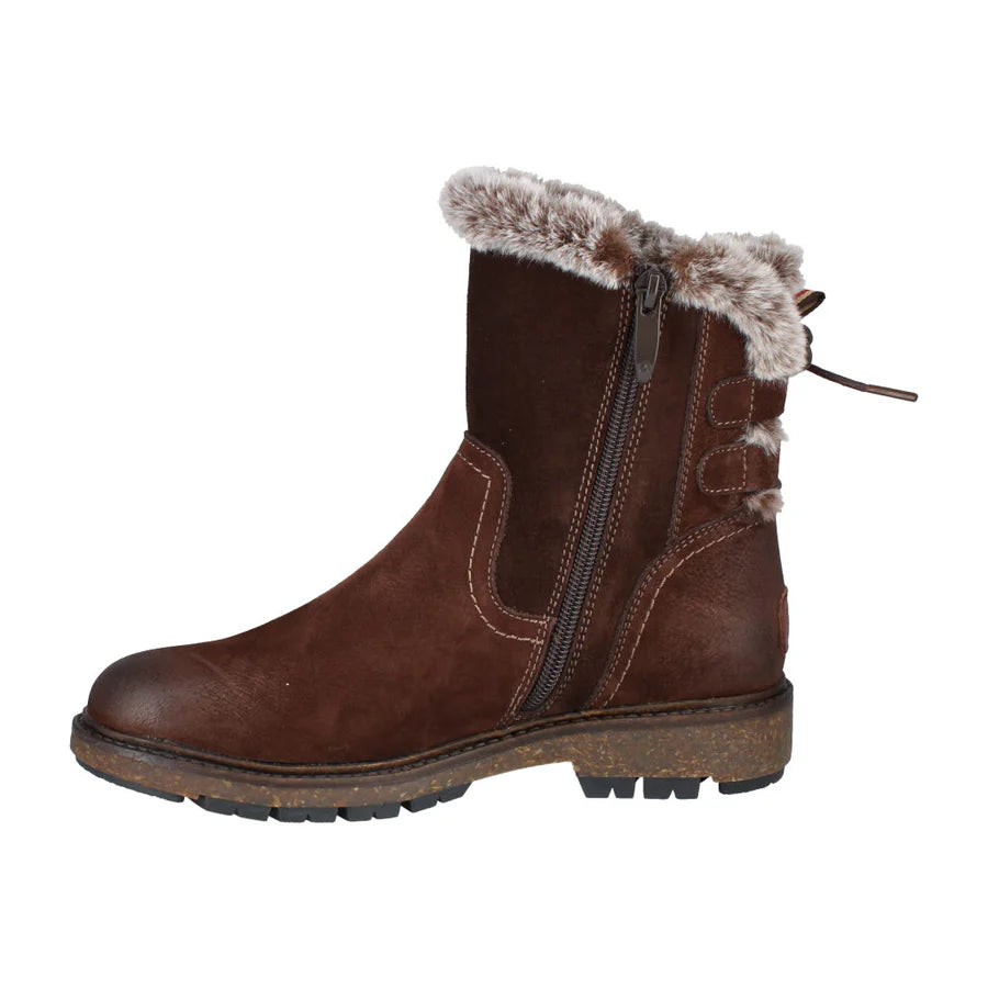 Josef Seibel Waylon 03 Ladies Top Dry Tex Zip Boots Brown