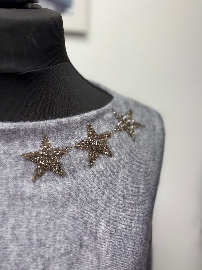 Triple Star Bat Wing Jumper One Size