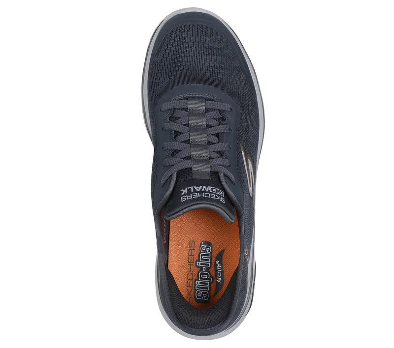 Skechers Slip-ins 216602 GO WALK AF 2.0 - Simplicity 2 Charcoal/Orange