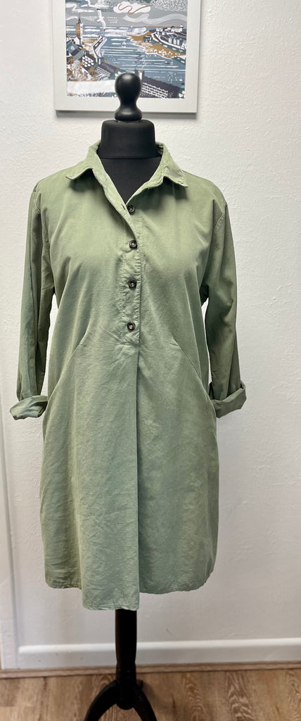 Soft Needlecord Tunic Dress One Size 10-18 Various Colours