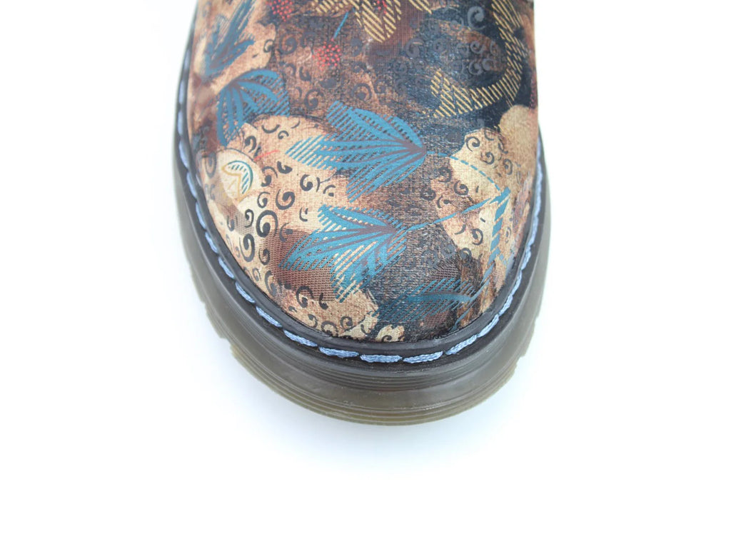 Heavenly Feet Eva Jungle Velour Bark