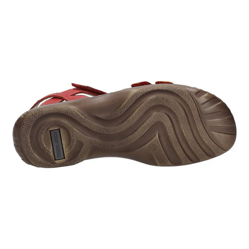 Josef Seibel Debra 62 Ladies Touch Fasten Sandal Red/Multi