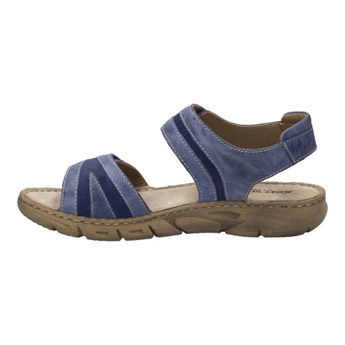 Josef Seibel Brenda 08 Ladies Touch Fasten Sandal Blue