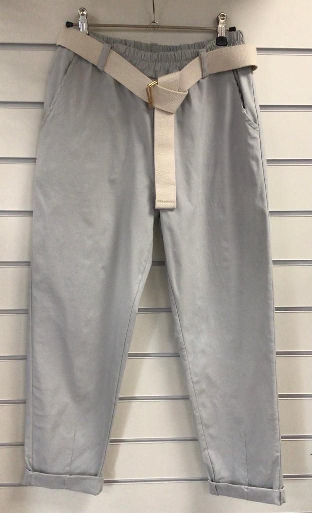 New Shape Belted Magic Trousers One Size