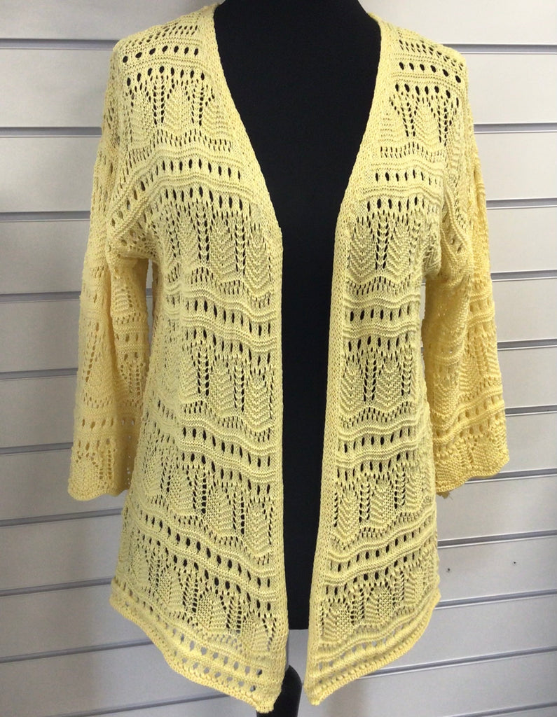 Cotton Crochet Cardigan One Size