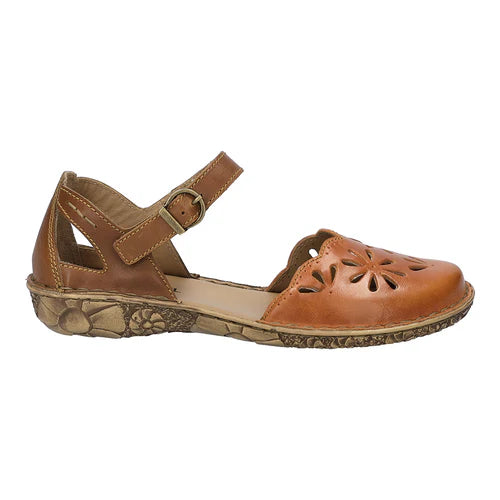 Josef Seibel Rosalie 04 Ladies Touch Fasten Summer Sandal Orange-Kombi
