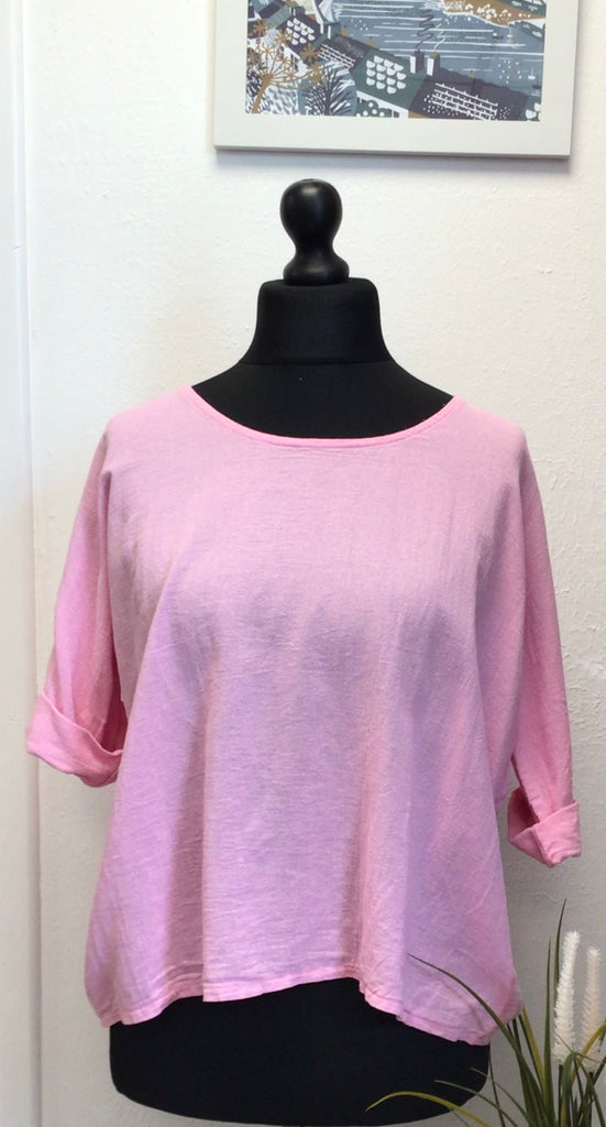 Colette Cotton Scoop Neck Top One Size up to 16