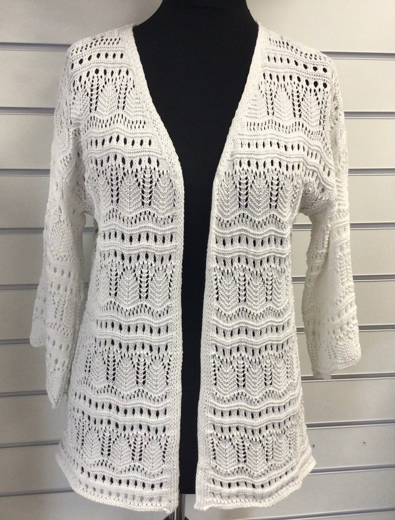 Cotton Crochet Cardigan One Size