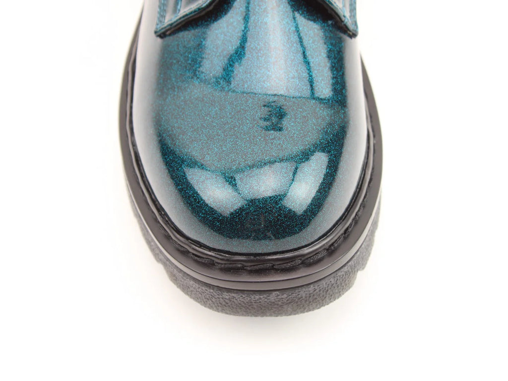 Heavenly Feet Justina2 Glitter Boots Ocean
