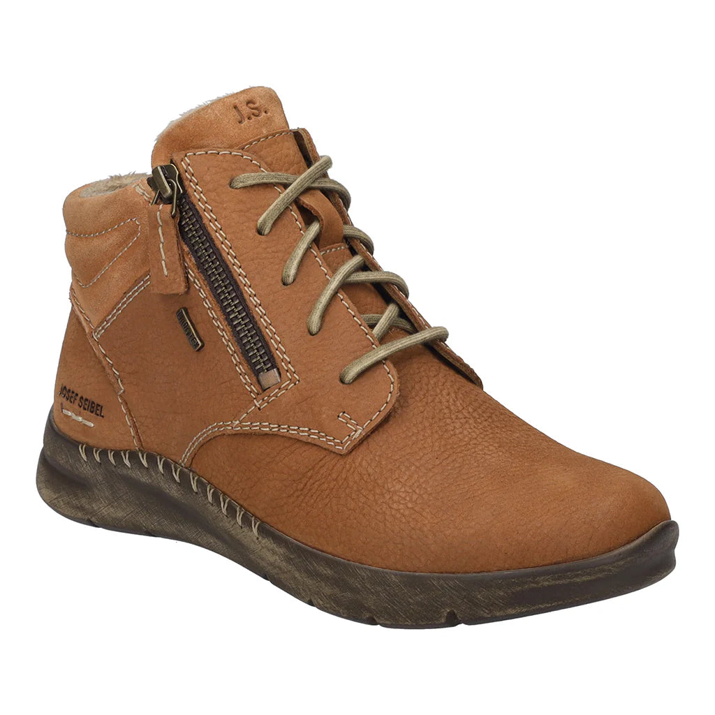 Josef Seibel Conny 52 Ladies Ankle Boot Orange Brandy