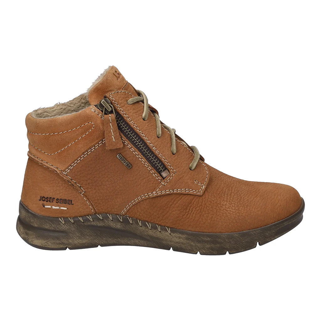 Josef Seibel Conny 52 Ladies Ankle Boot Orange Brandy