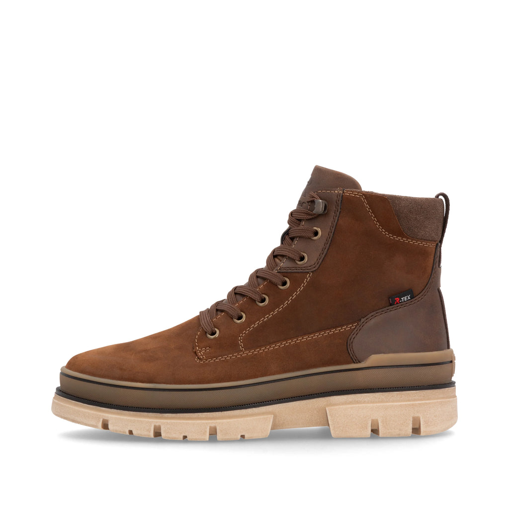Rieker U1273-22 Mens RiekerTex Ankle Boot Brown