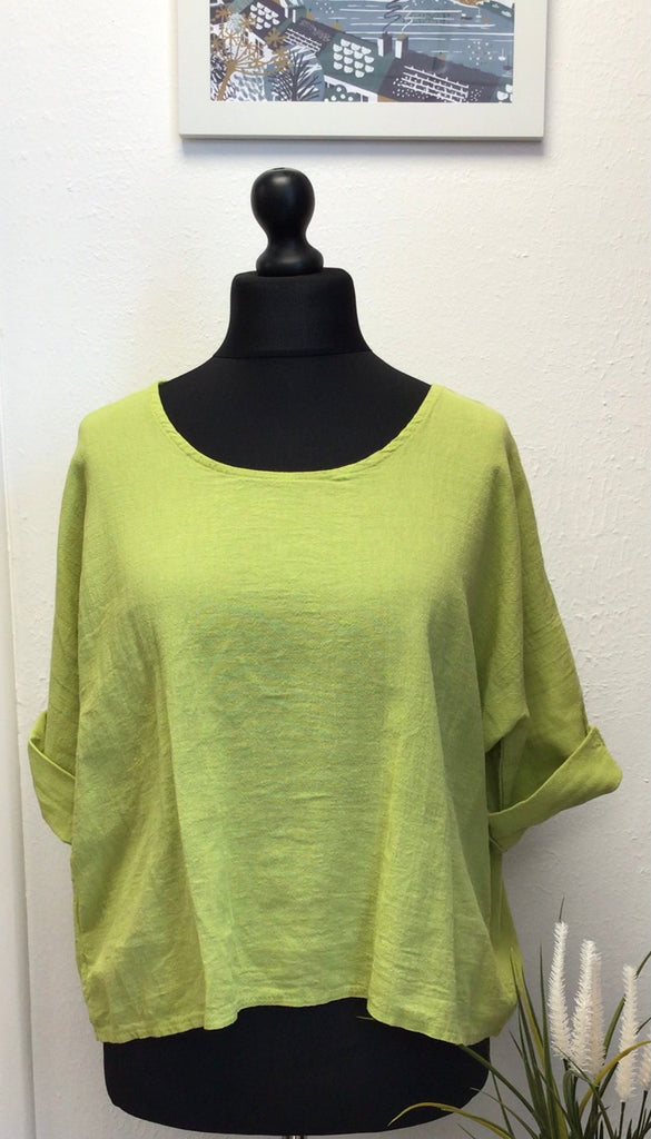 Colette Cotton Scoop Neck Top One Size up to 16