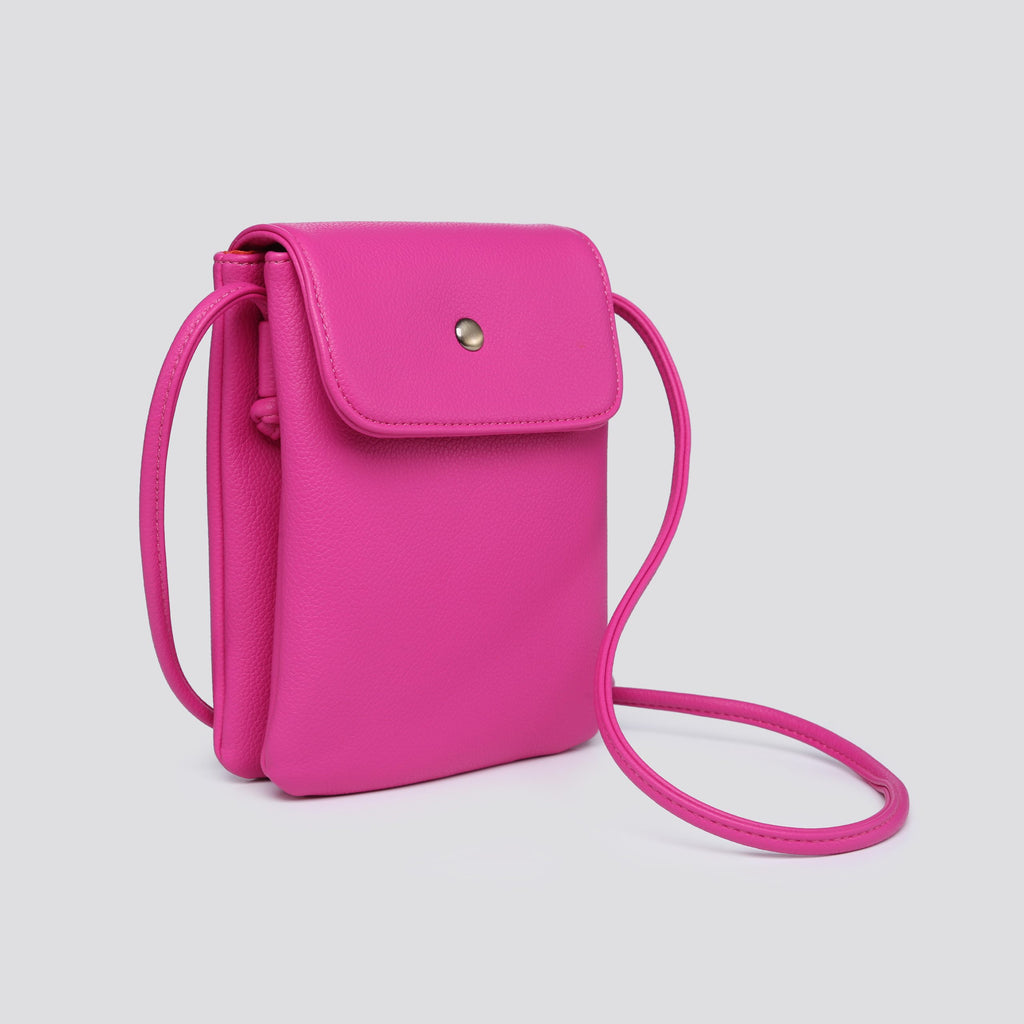 Faux Leather Double Compartment Mini Crossbody Bag 1243