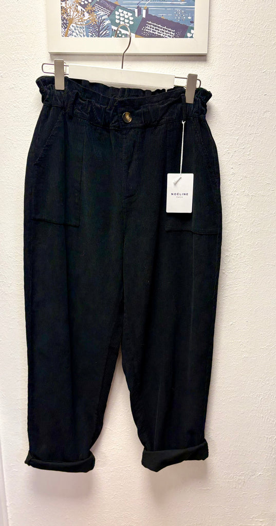 Chunky Cord Carrot Leg Trousers One Size