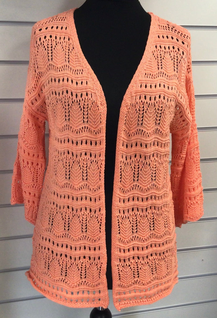 Cotton Crochet Cardigan One Size