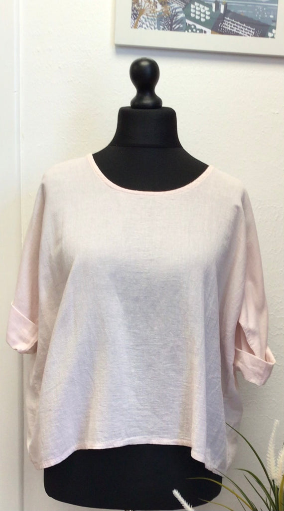 Colette Cotton Scoop Neck Top One Size up to 16