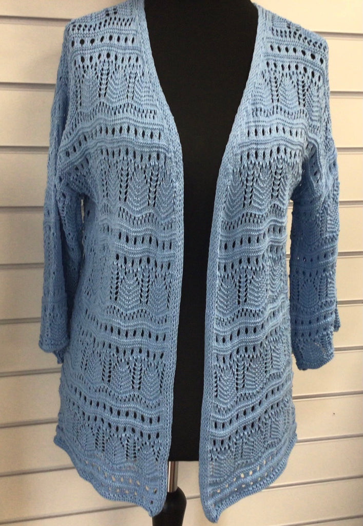 Cotton Crochet Cardigan One Size