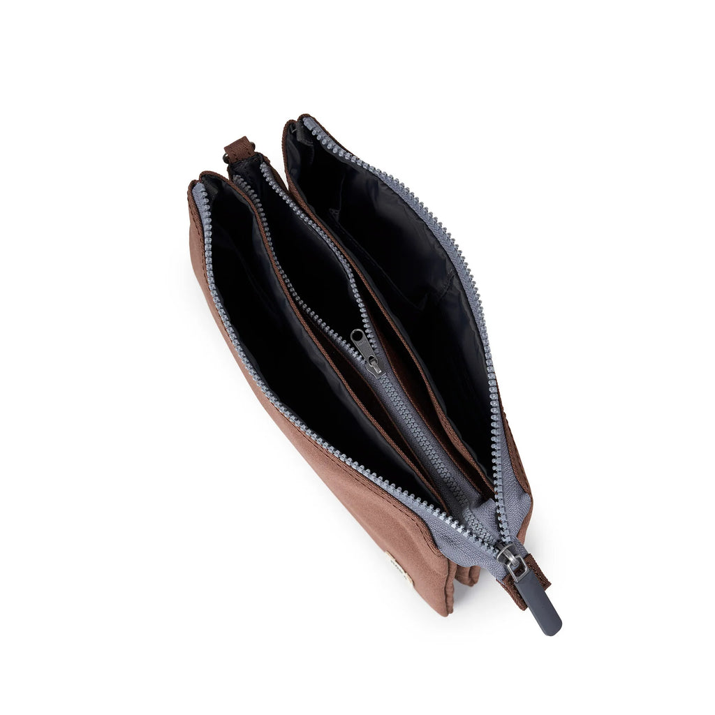 Roka Carnaby Crossbody XL Coco Recycled Canvas